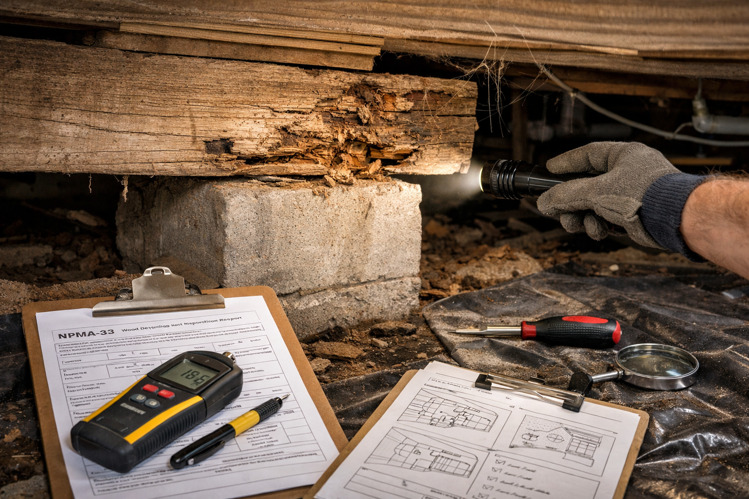 Blog: Termite Inspection in Merrillville IN: What the NPMA-33 Report Reveals