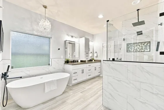 Bathroom remodel completed by Vastine Remodeling & Construction near Dickinson, TX (photo 1 of 238)