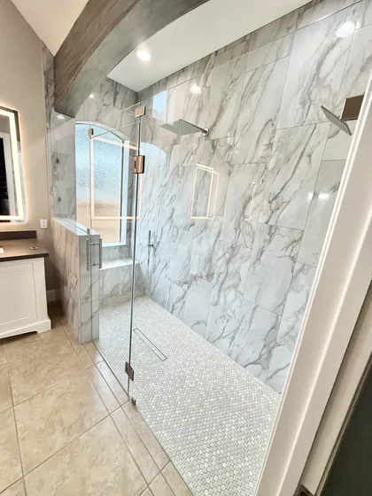 Bathroom remodel completed by Vastine Remodeling & Construction near Dickinson, TX (photo 5 of 238)